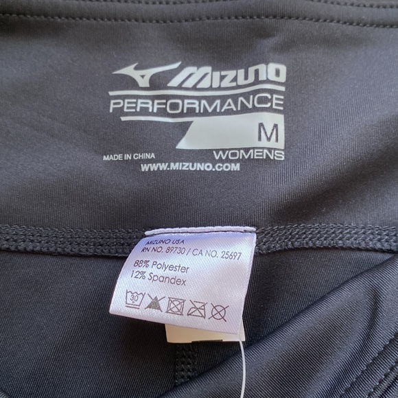 NWT Black womans size medium mizuno performance black pants - Picture 3 of 5